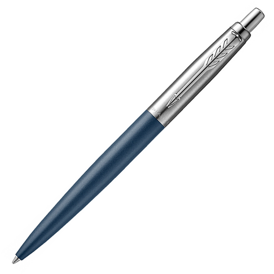Parker Jotter XL Ballpoint Pen - Primrose Matte Blue Chrome Trim