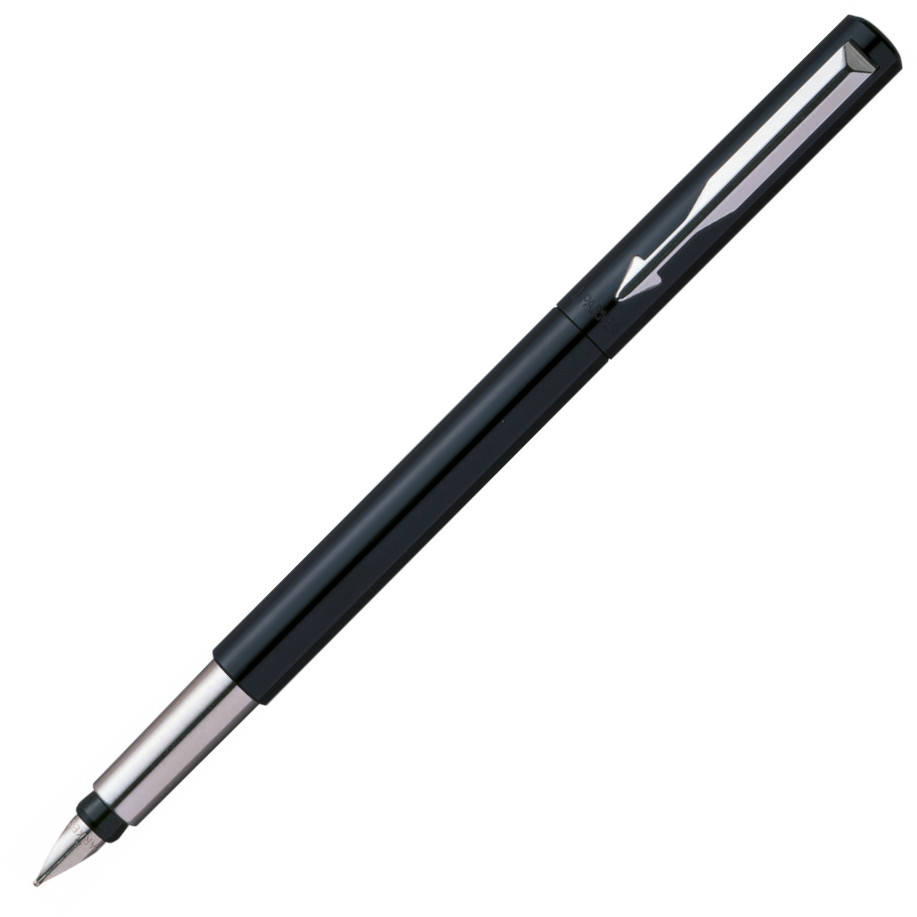 Parker Vector Fountain Pen - Black Chrome Trim