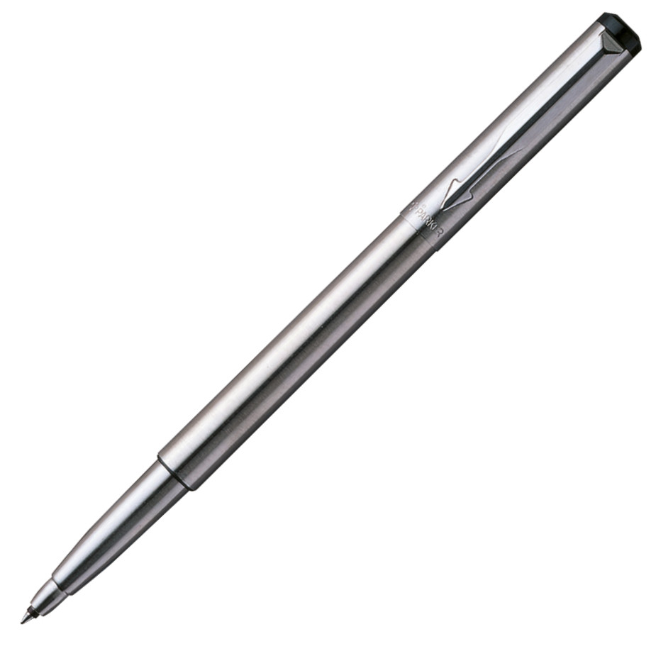 Parker Vector Rollerball Pen - Stainless Steel Chrome Trim | S0882011