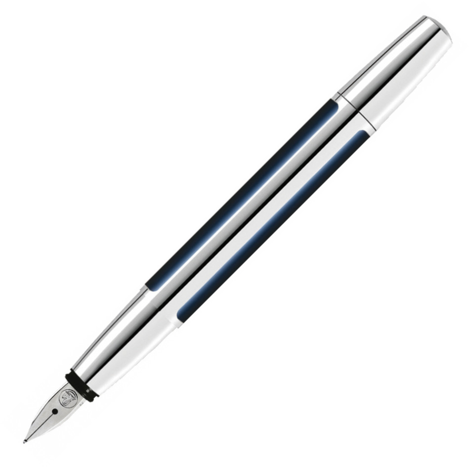 Pelikan Pura Fountain Pen - Blue & Silver