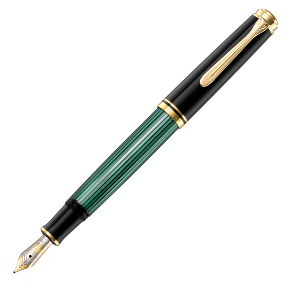 Pelikan Souverän 600 Fountain Pen - Black & Green