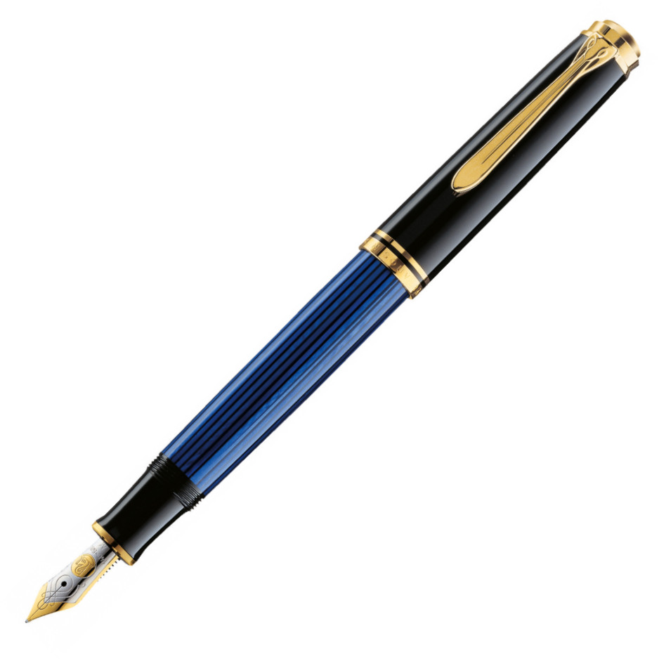 Pelikan Souverän 600 Fountain Pen - Black & Blue