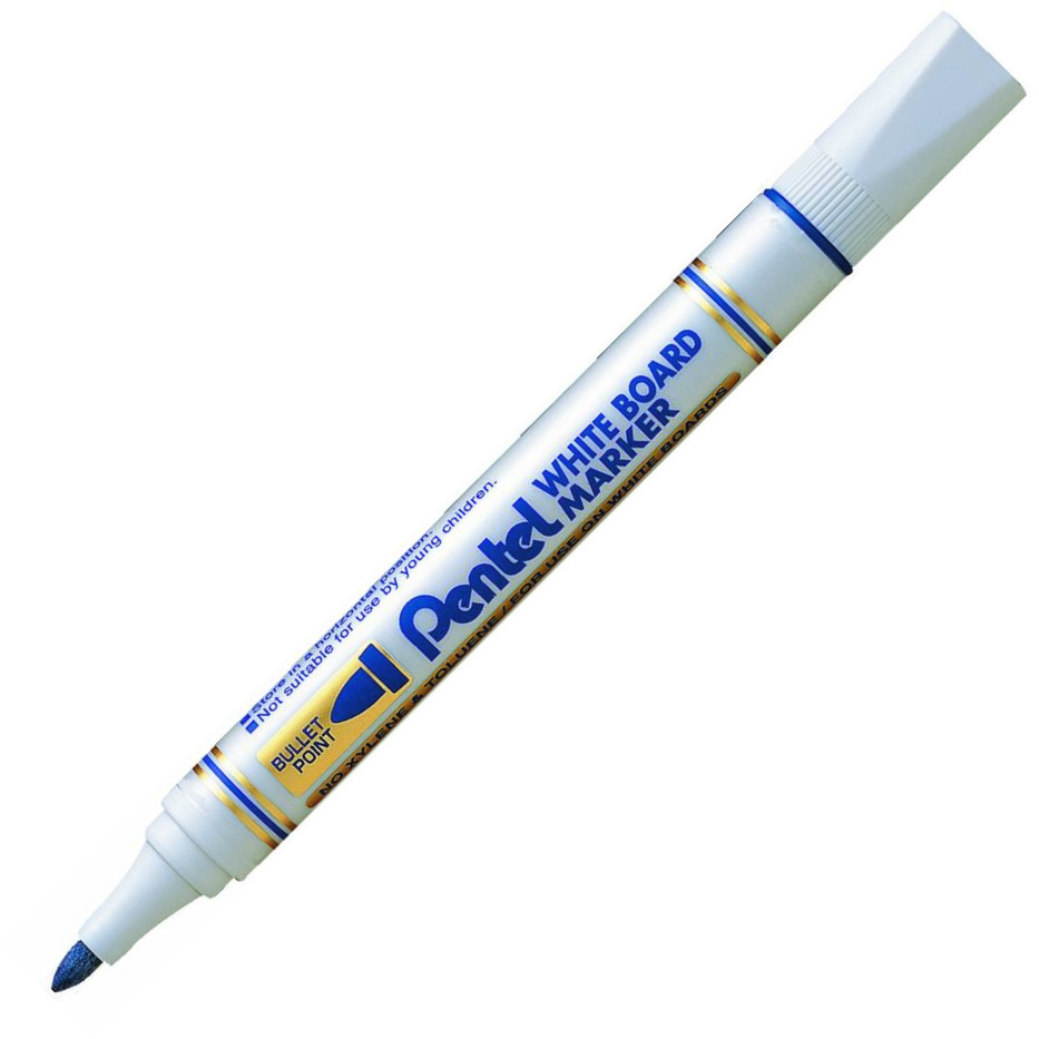 Pentel MW85 Whiteboard Markers - Bullet Tip