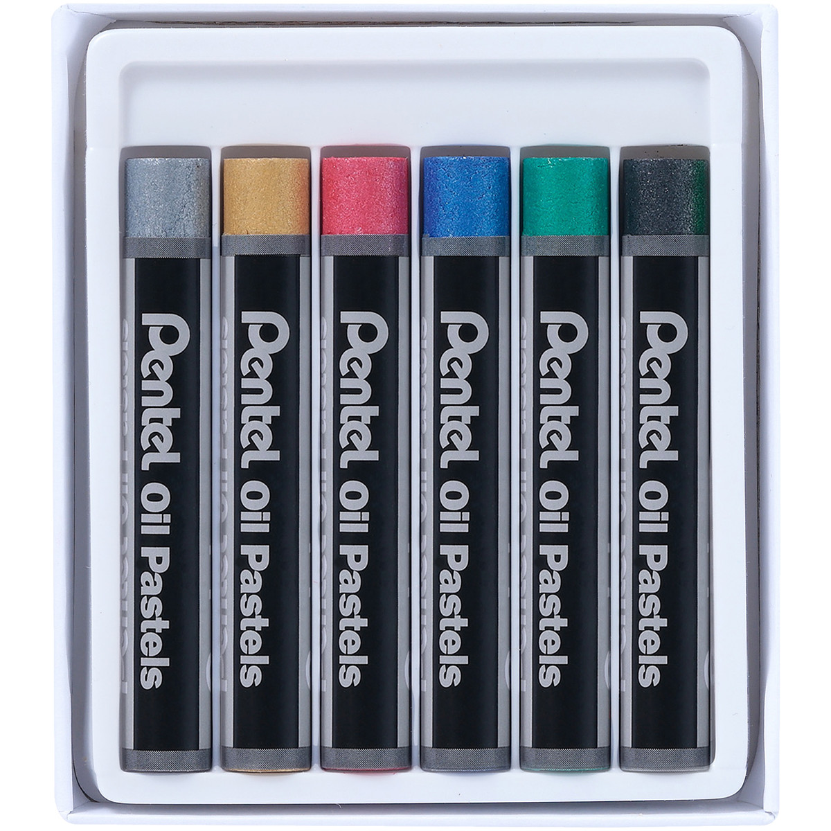 Pentel Arts Metallic Oil Pastels, 6 pk - Fred Meyer