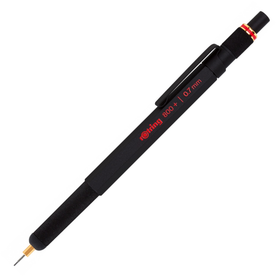 Rotring 800+ Mechanical Pencil & Stylus - Black Barrel - 0.70mm