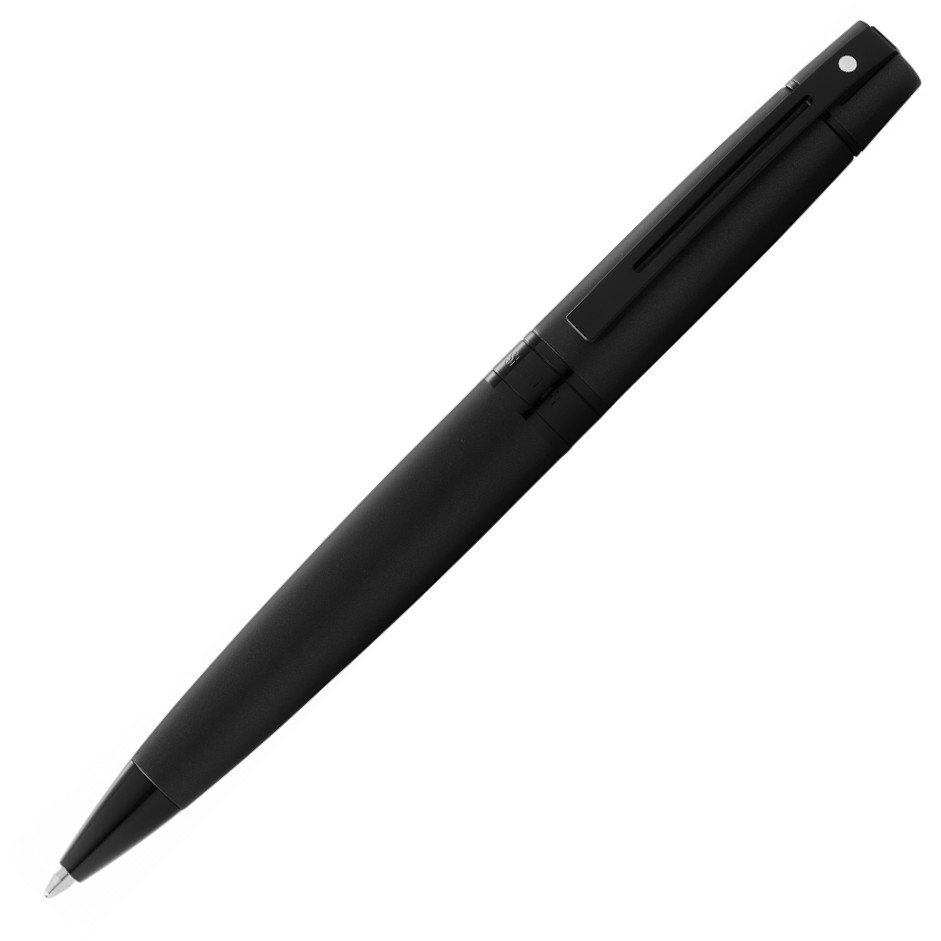 Sheaffer 300 Ballpoint Pen - Matte Black Lacquer PVD Trim