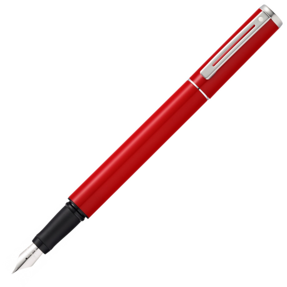 Sheaffer Pop Fountain Pen - Red Chrome Trim