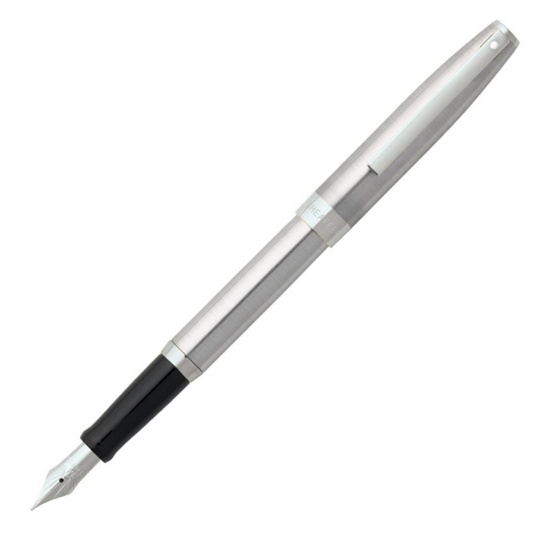 Sheaffer Sagaris Fountain Pen - Brushed Chrome