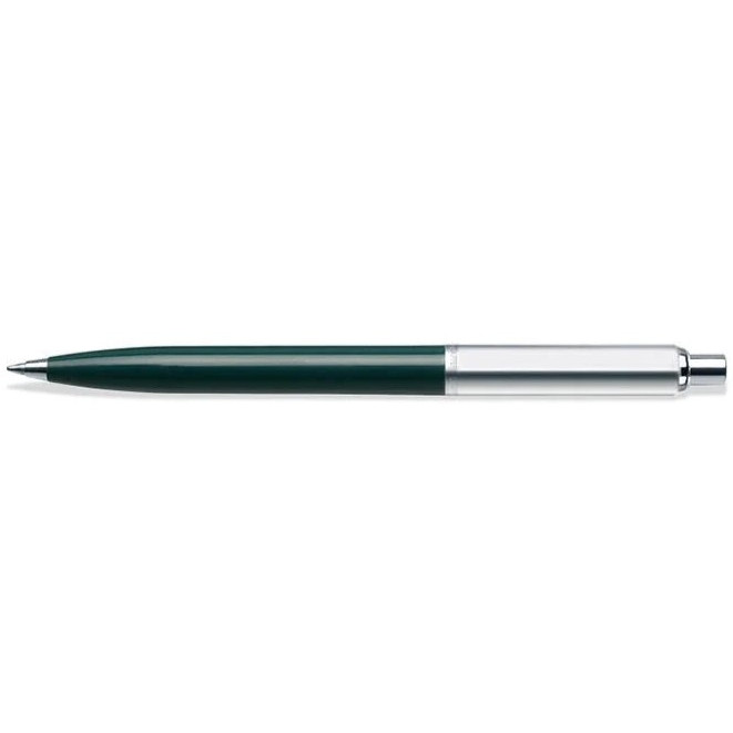 Sheaffer Sentinel Ballpoint Pen - Green Chrome Trim