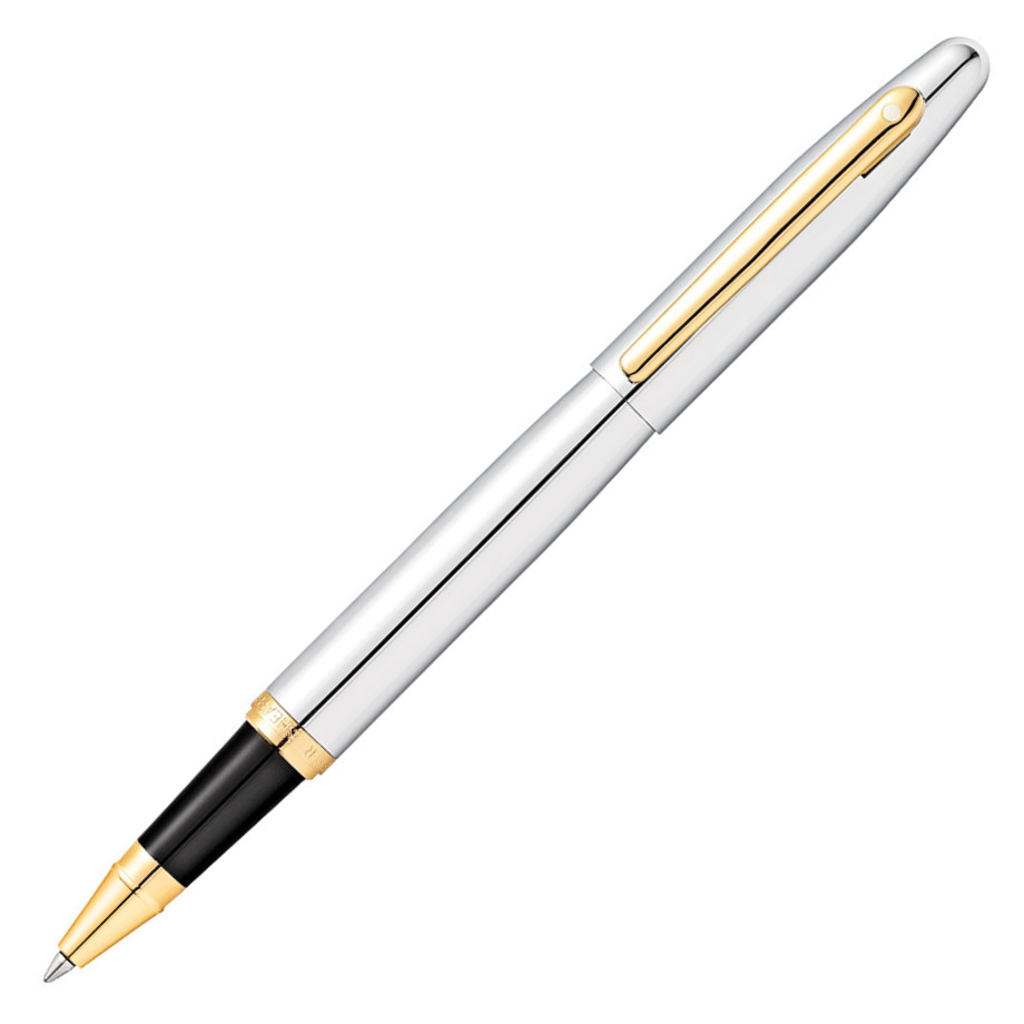 Sheaffer VFM Rollerball Pen - Polished Chrome & Gold