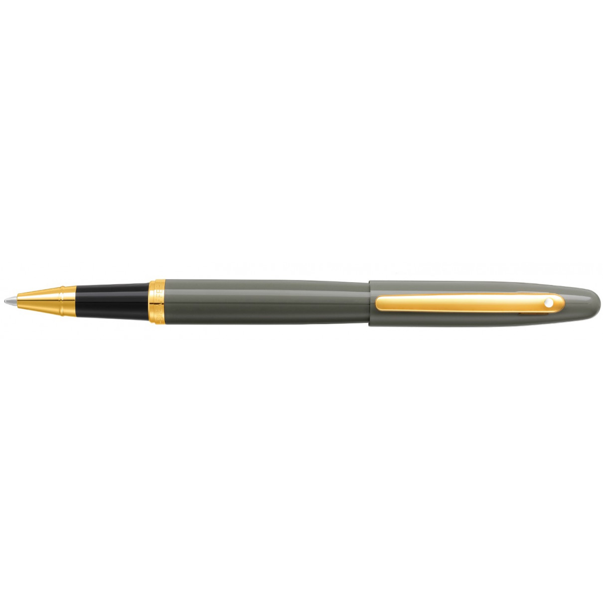 Sheaffer VFM Rollerball Pen - Light Grey Gold Trim