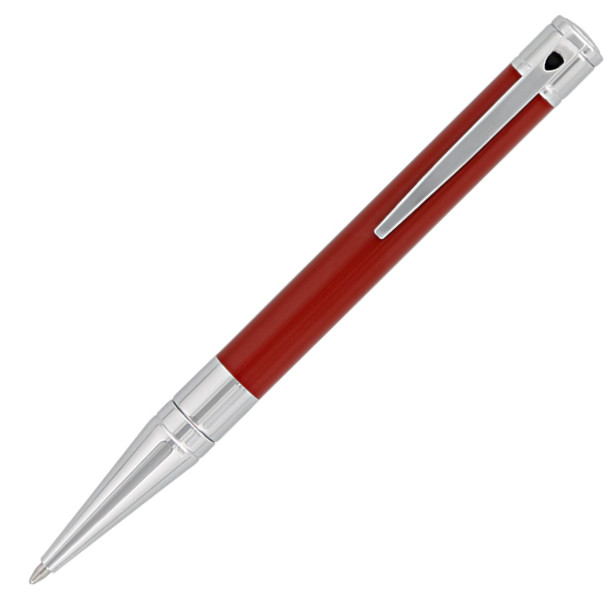 S.T. Dupont D-Initial Ballpoint Pen - Red & Chrome