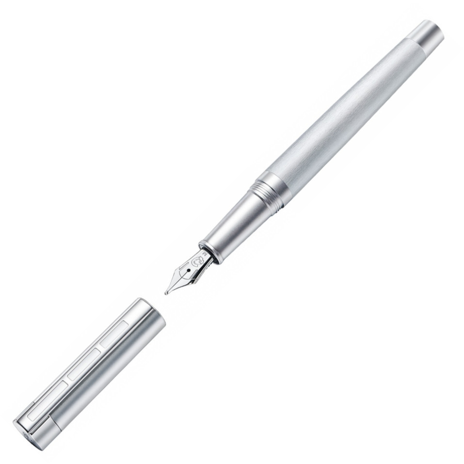Staedtler Premium Metallum Fountain Pen - Matte Chrome