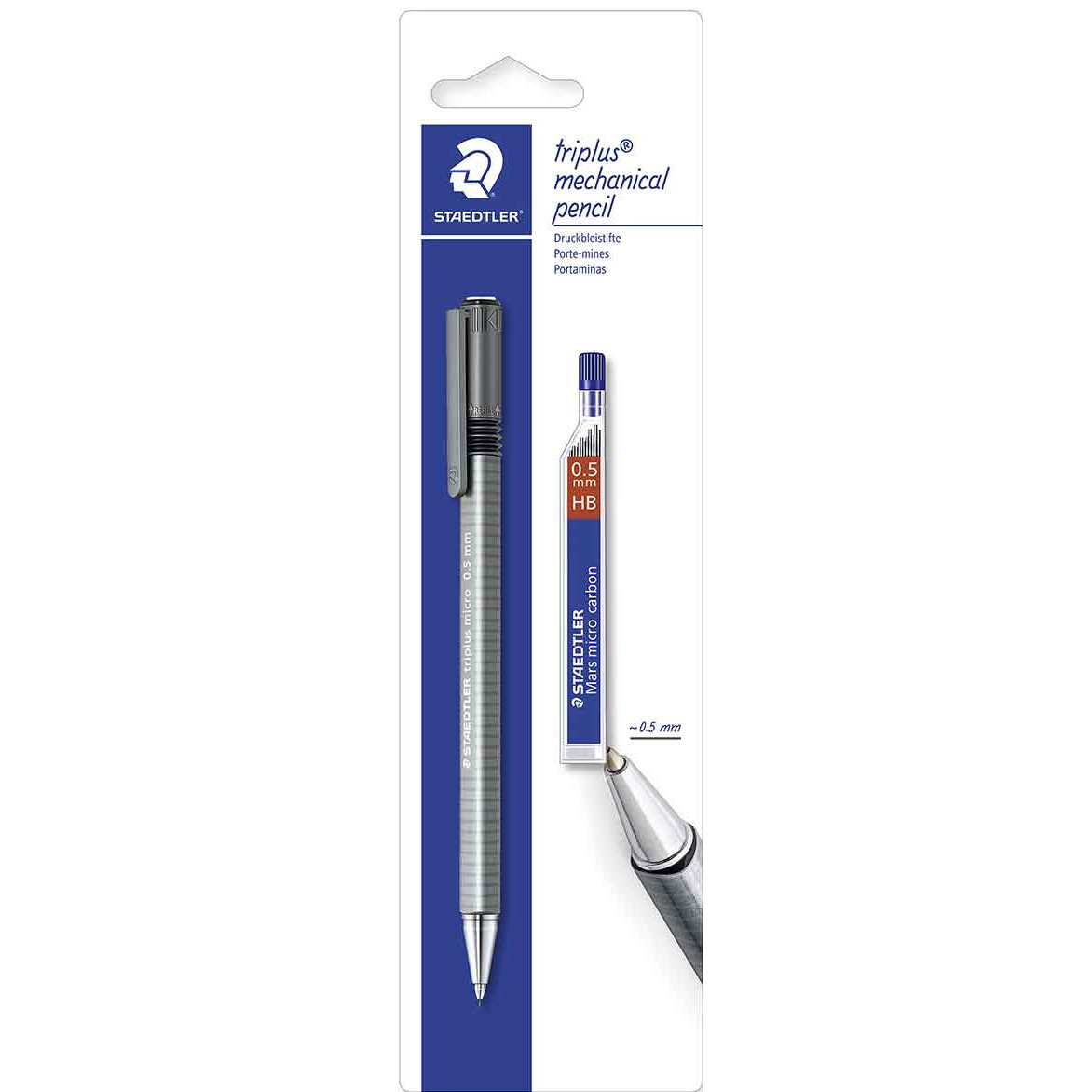 Staedtler Triplus Mars Micro Mechanical Pencil with Leads - 0.5mm