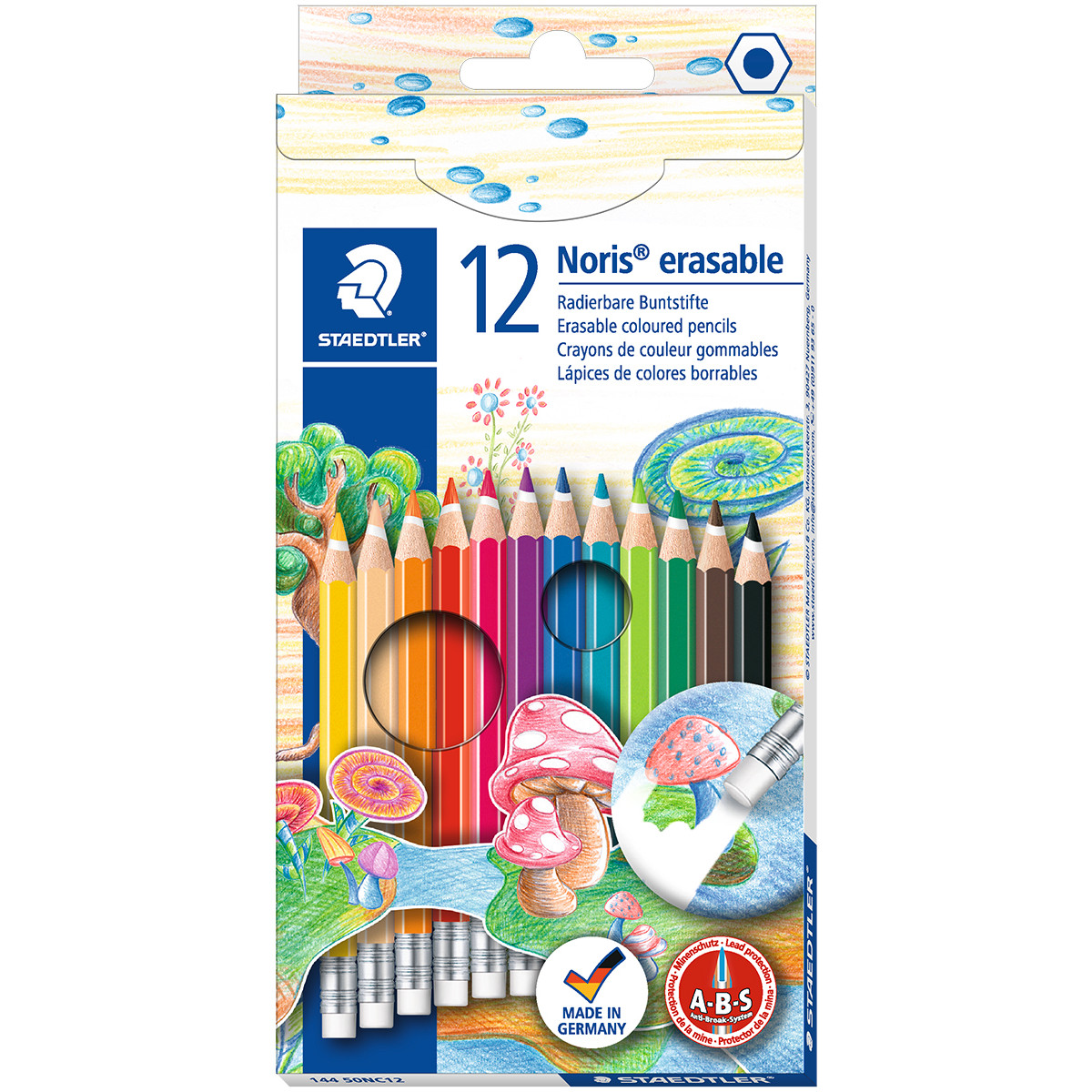 The Teachers' Lounge®  Erasable Colored Pencils, 12 Count