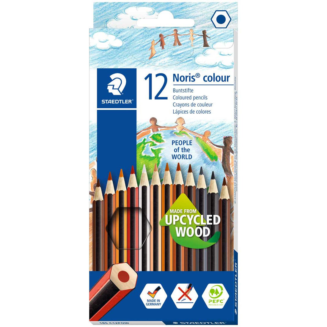 Staedtler Noris People of the World Colouring Pencils (Pack of 12)