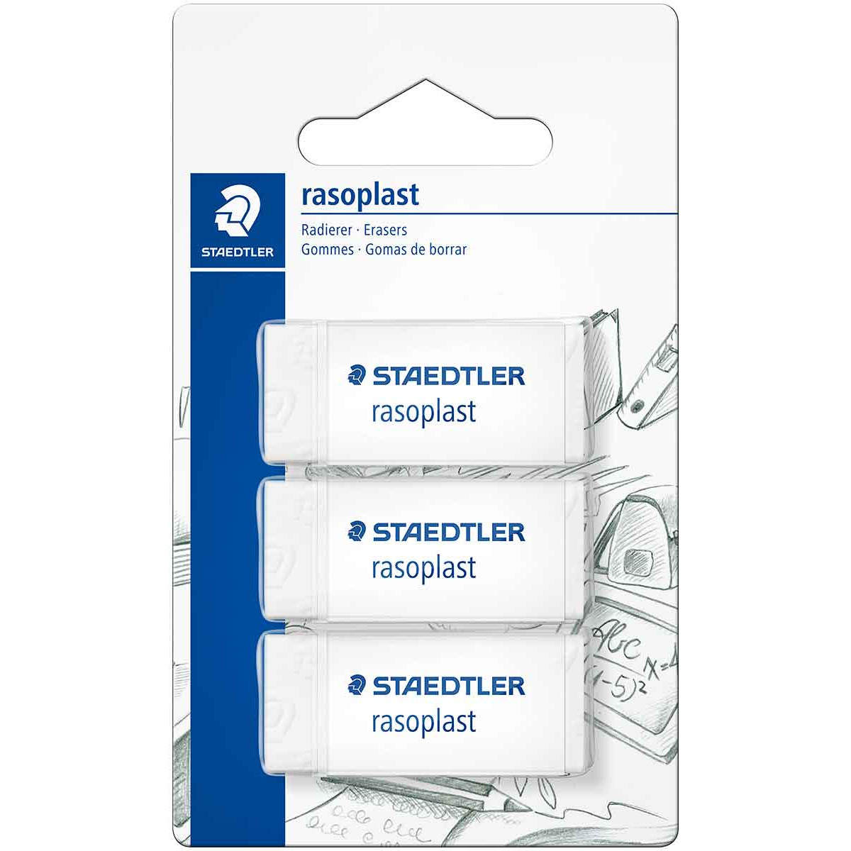 Staedtler Rasoplast Eraser (Pack of 3)