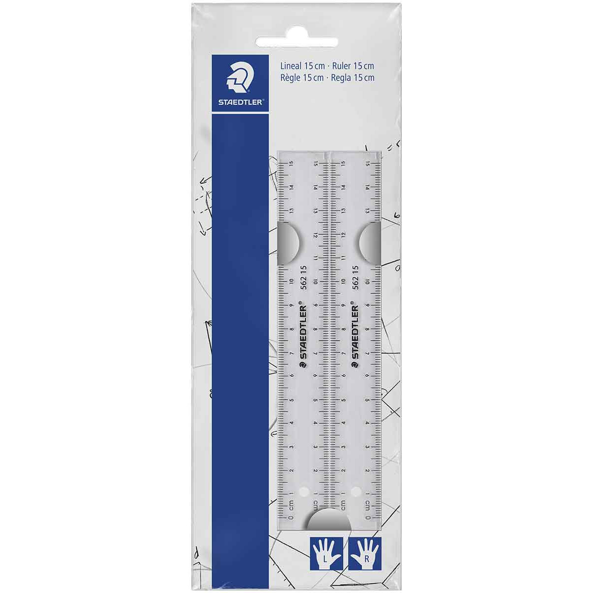 Staedtler Plastic Ruler 15cm Pack of 2 562 152 PB The