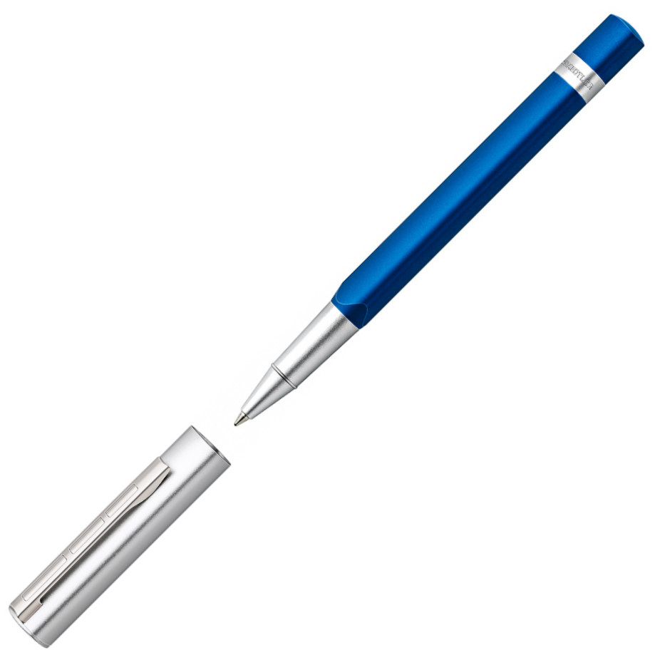 Staedtler TRX Rollerball Pen - Blue Chrome Trim