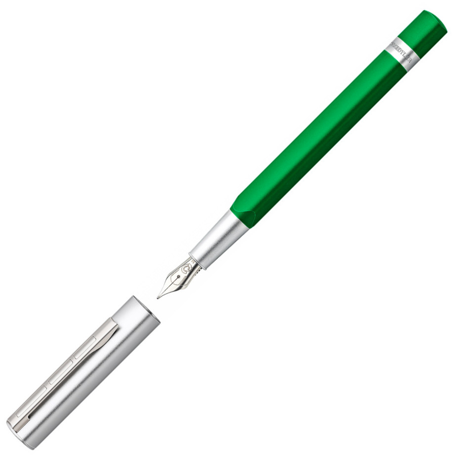 Staedtler TRX Fountain Pen - Green Chrome Trim