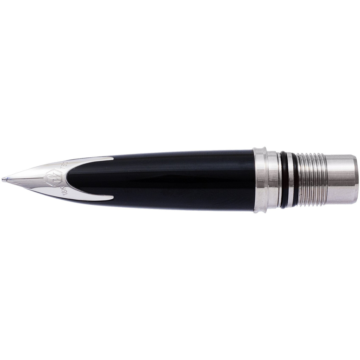 WATERMAN Carene Nib - Solid 18K Gold Rhodium Plated - NEW - Picture 7 of 8