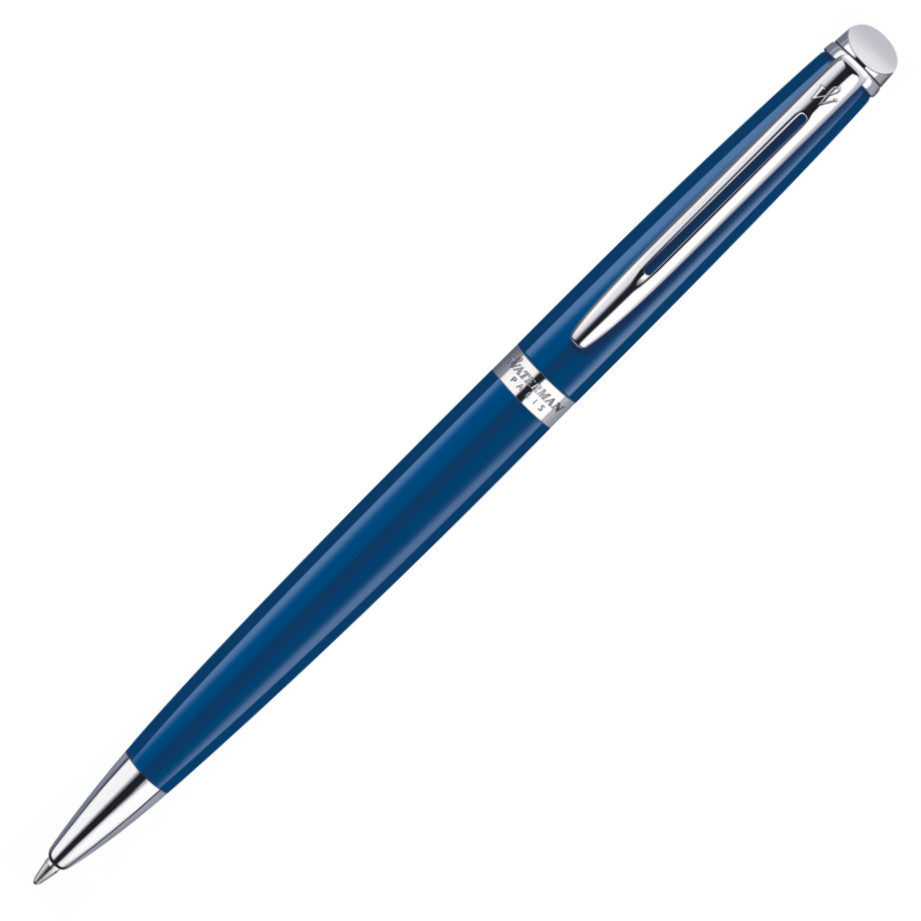 Waterman Hemisphere Ballpoint Pen - Blue Obsession Chrome Trim