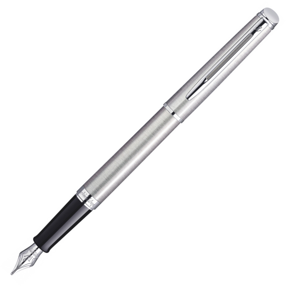 Waterman Hemisphere Fountain Pen - Stainless Steel Chrome Trim