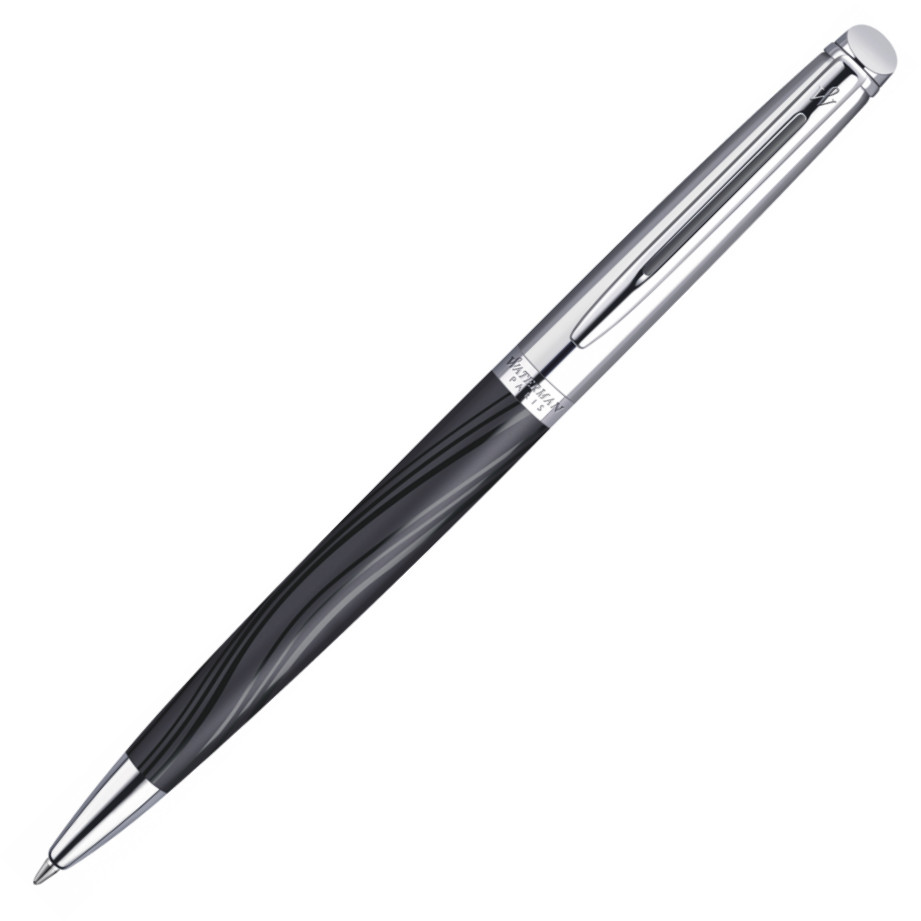 Waterman Hemisphere Ballpoint Pen - Deluxe Silky Chrome Trim