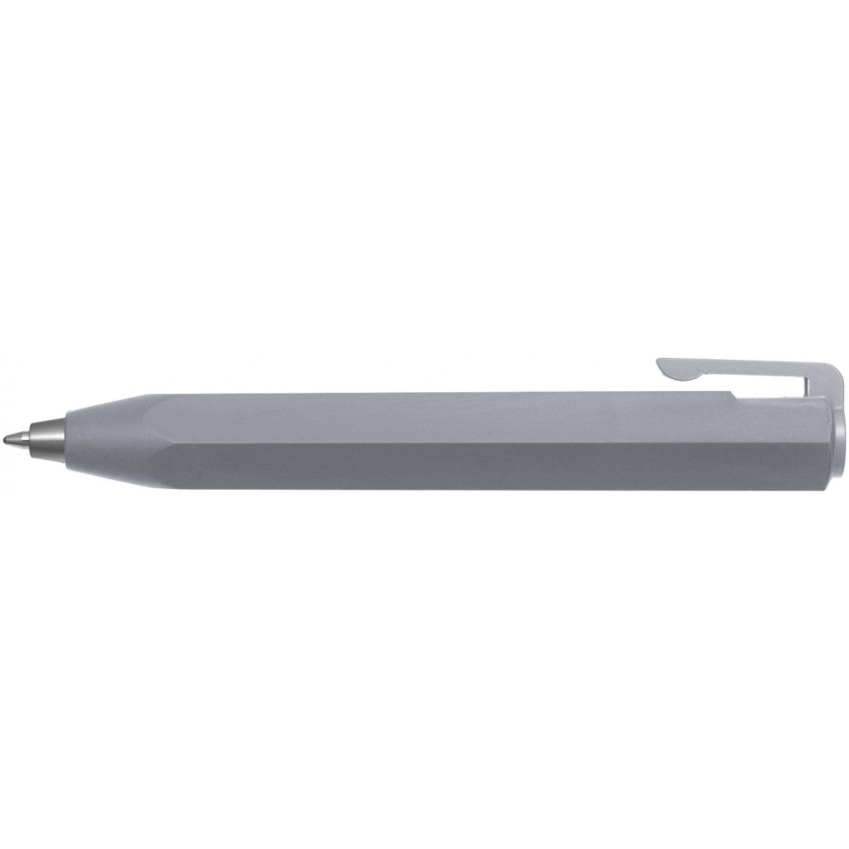 Worther Shorty Ballpoint Pen - Aluminium (in Black Presentation Gift Box)