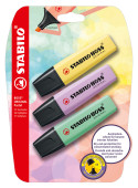 STABILO BOSS ORIGINAL Pastel Highlighter - Blister of 3 -  Assorted Colours