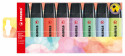 STABILO BOSS ORIGINAL Pastel Highlighter - Wallet of 8 - Assorted Colours