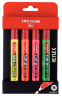 Amsterdam All Acrylics Paint Marker - Medium - Reflex Set (Pack of 4)