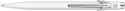 Caran d'Ache 849 Ballpoint Pen - Popline - White (Slimpack)