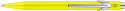 Caran d'Ache 849 Ballpoint Pen - Popline - Fluorescent Yellow (Slimpack)