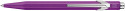 Caran d'Ache 849 ColorMat-X Ballpoint Pen - Violet (Slimpack)
