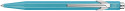 Caran d'Ache 849 ColorMat-X Ballpoint Pen - Turquoise (Slimpack)