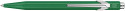 Caran d'Ache 849 ColorMat-X Ballpoint Pen - Green (Slimpack)