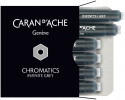 Caran d'Ache Chromatics Ink Cartridge - Infinite Grey (Pack of 6)