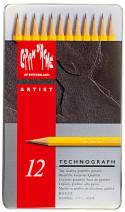 Caran d'Ache Technograph Pencils - Assorted Grades (Pack of 12)