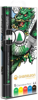 Chameleon Blendable Marker Pens - Primary Tones (Pack of 5)