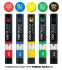 Chameleon Colour Tops - Primary Tones (Pack of 5) - Picture 1