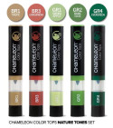 Chameleon Colour Tops - Nature Tone (Pack of 5) - Picture 1