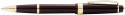 Cross Bailey Light Rollerball Pen - Burgundy Resin with Gold Plated Trim - Picture 1