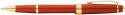 Cross Bailey Light Rollerball Pen - Amber Resin with Gold Plated Trim - Picture 1