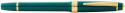 Cross Bailey Light Fountain Pen - Green Resin with Gold Plated Trim - Picture 2