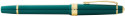 Cross Bailey Light Fountain Pen - Green Resin with Gold Plated Trim - Picture 3