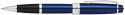 Cross Bailey Rollerball Pen - Blue Lacquer Chrome Trim - Picture 1