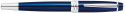 Cross Bailey Fountain Pen - Blue Lacquer Chrome Trim - Picture 2