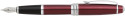Cross Bailey Fountain Pen - Red Lacquer Chrome Trim - Picture 1