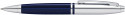 Cross Calais Ballpoint Pen - Translucent Blue Chrome Trim - Picture 1